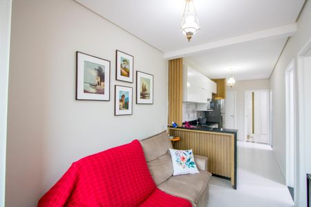 Sala de apartamento à venda com 2 quartos, 50m² em Vila Floresta, Santo André