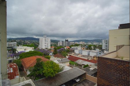 Sala - Vista de apartamento à venda com 1 quarto, 52m² em Bom Jesus, Porto Alegre