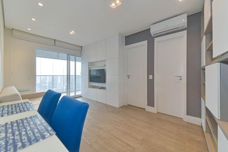 Sala de apartamento à venda com 1 quarto, 49m² em Vila Gertrudes, São Paulo
