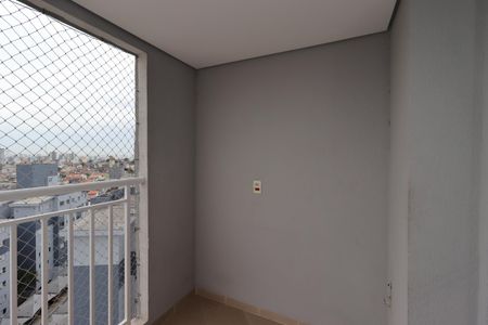 Varanda da Sala de apartamento para alugar com 2 quartos, 56m² em Vila Curuçá, Santo André