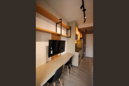 Sala de kitnet/studio para alugar com 1 quarto, 27m² em Jardim das Acacias, São Paulo