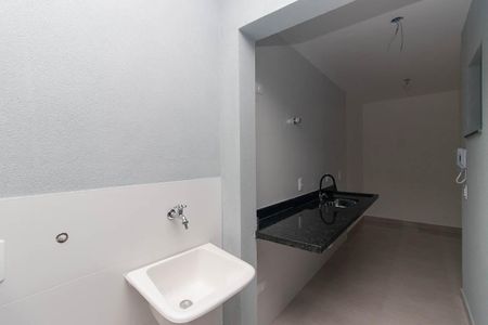 Cozinha e Área de Serviço de apartamento para alugar com 2 quartos, 43m² em Carandiru, São Paulo