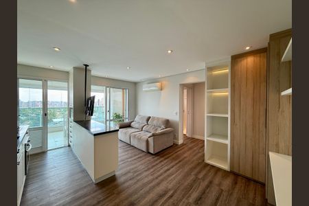 Sala  de apartamento para alugar com 2 quartos, 68m² em Campo Belo, São Paulo