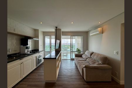Sala  de apartamento para alugar com 2 quartos, 68m² em Campo Belo, São Paulo