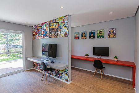 Apartamento para alugar com 42m², 2 quartos e sem vaga Apartamento para alugar com 42m², 2 quartos e sem vagaSala de jogos teen