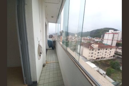 Varanda de apartamento para alugar com 2 quartos, 68m² em Centro, São Vicente