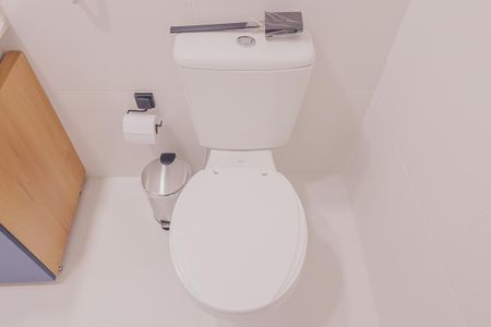 Banheiro de kitnet/studio à venda com 1 quarto, 33m² em Perdizes, São Paulo