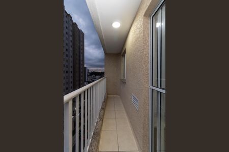 Varanda da Sala de apartamento para alugar com 1 quarto, 29m² em Parque Vitoria, São Paulo