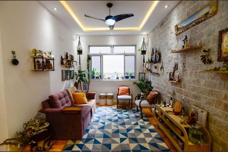 Sala de apartamento para alugar com 2 quartos, 75m² em Tijuca, Rio de Janeiro