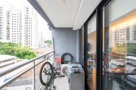 Varanda de apartamento à venda com 1 quarto, 40m² em Vila Monte Alegre, São Paulo