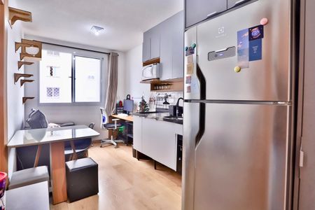 Sala/Cozinha de apartamento para alugar com 1 quarto, 24m² em Belenzinho, São Paulo