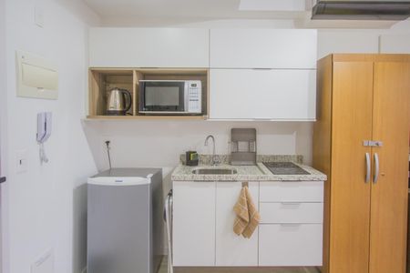 Cozinha de kitnet/studio para alugar com 1 quarto, 29m² em Vila Congonhas, São Paulo