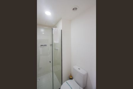 Banheiro Social de kitnet/studio para alugar com 1 quarto, 29m² em Vila Congonhas, São Paulo