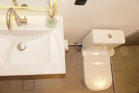 Banheiro de apartamento para alugar com 1 quarto, 36m² em Campos Elíseos, São Paulo