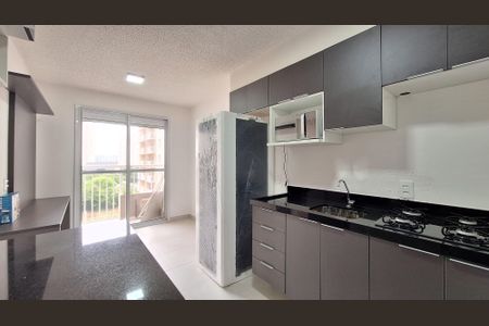 Sala/Cozinha/Área de serviço de apartamento para alugar com 1 quarto, 27m² em Várzea da Barra Funda, São Paulo