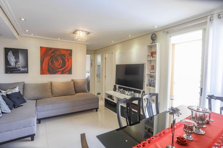 Sala  de apartamento à venda com 2 quartos, 55m² em Piraporinha, Diadema