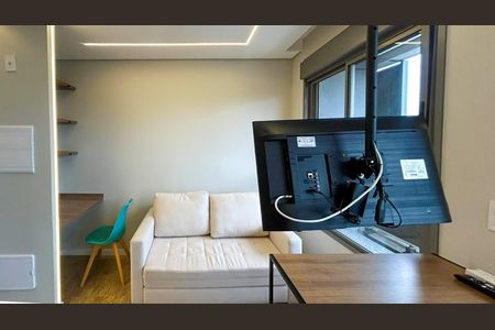 Sala de apartamento à venda com 1 quarto, 37m² em Santo Amaro, São Paulo