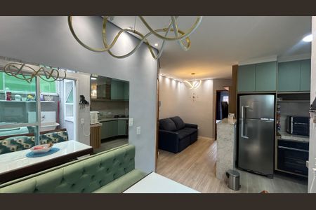 Sala  de apartamento à venda com 2 quartos, 50m² em Parque Erasmo Assunção, Santo André