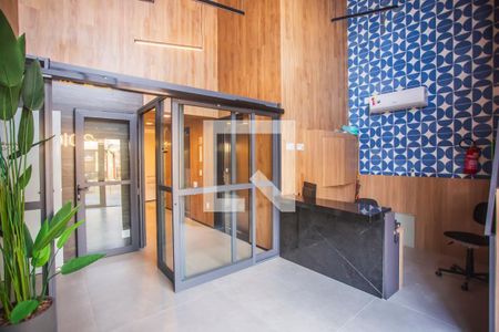 Studio para alugar com 19m², 1 quarto e sem vaga Studio para alugar com 19m², 1 quarto e sem vagaHall de Entrada