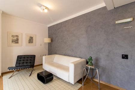 Sala de apartamento para alugar com 1 quarto, 50m² em Cambuí, Campinas