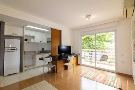 Apartamento para alugar com 50m², 1 quarto e 2 vagasSala