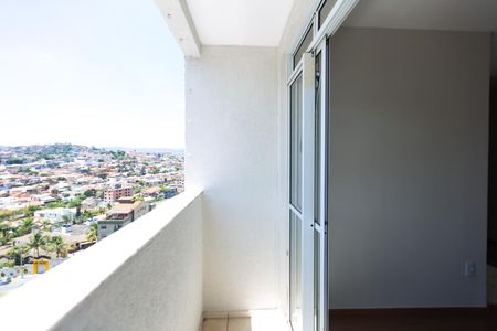 varanda de apartamento à venda com 2 quartos, 55m² em Jardim Riacho das Pedras, Contagem