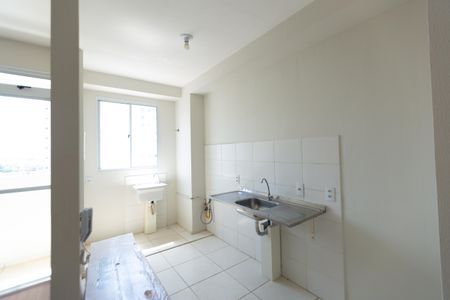cozinha americana de apartamento à venda com 2 quartos, 55m² em Jardim Riacho das Pedras, Contagem