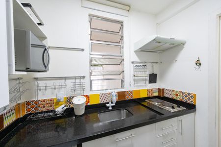 Cozinha de kitnet/studio para alugar com 1 quarto, 22m² em Mirandópolis, São Paulo