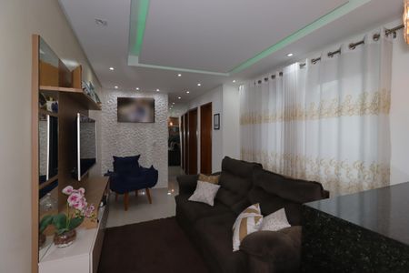 Sala de apartamento à venda com 2 quartos, 90m² em Parque Bandeirante, Santo André