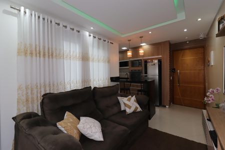 Sala de apartamento à venda com 2 quartos, 90m² em Parque Bandeirante, Santo André