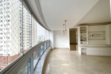Varanda da Sala de apartamento à venda com 3 quartos, 104m² em Vila da Serra, Nova Lima