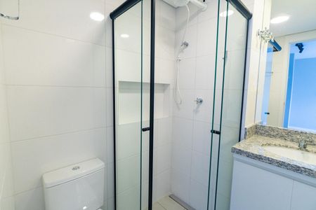 Banheiro de kitnet/studio para alugar com 1 quarto, 25m² em Vila da Saúde, São Paulo