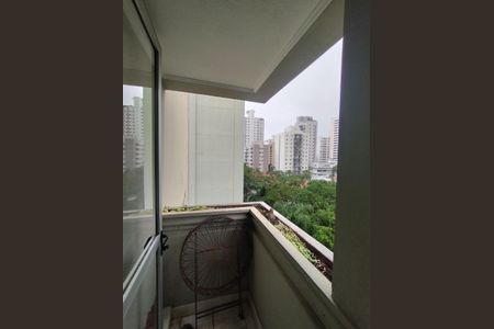 Varanda da Sala de apartamento à venda com 1 quarto, 45m² em Aclimação, São Paulo
