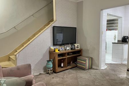 Sala de casa de condomínio para alugar com 2 quartos, 90m² em Encruzilhada, Santos