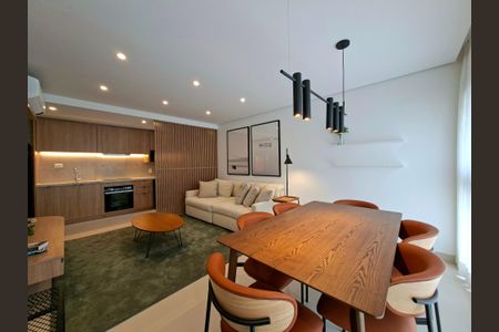 Sala de apartamento para alugar com 1 quarto, 56m² em Vila Nova Conceição, São Paulo