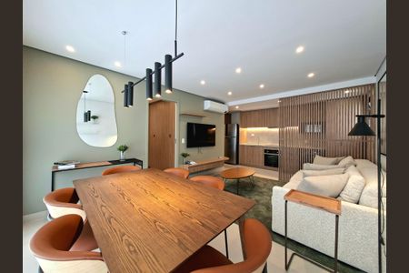 Sala de apartamento para alugar com 1 quarto, 56m² em Vila Nova Conceição, São Paulo