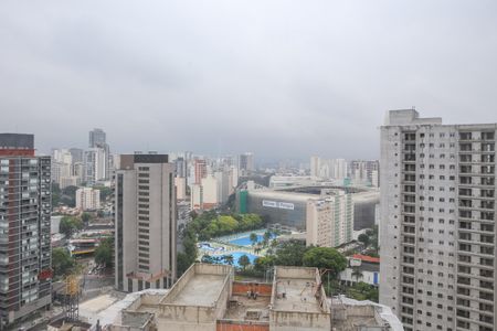 Vista do Quarto de apartamento para alugar com 1 quarto, 27m² em Barra Funda, São Paulo