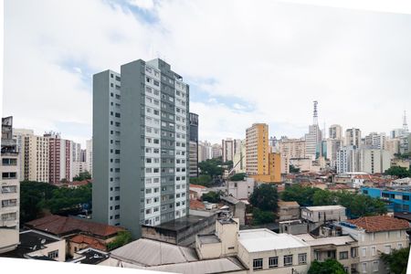 Sala - Vista de apartamento para alugar com 1 quarto, 25m² em Bela Vista, São Paulo
