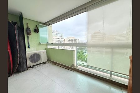 varanda de apartamento para alugar com 2 quartos, 70m² em Barra da Tijuca, Rio de Janeiro