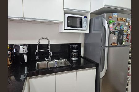 Cozinha de apartamento para alugar com 1 quarto, 43m² em Vila Argos Velha, Jundiaí