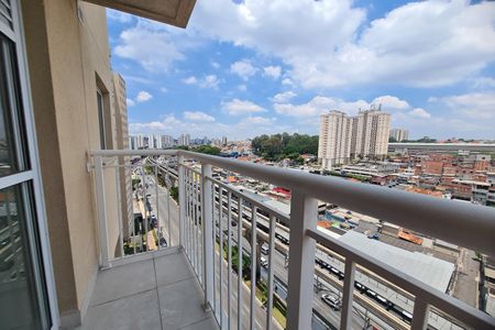 Varanda da Sala de apartamento para alugar com 2 quartos, 35m² em Vila Graciosa, São Paulo