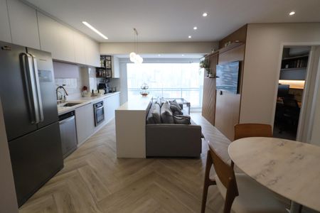 Sala/Cozinha de apartamento à venda com 3 quartos, 76m² em Vila Osasco, Osasco