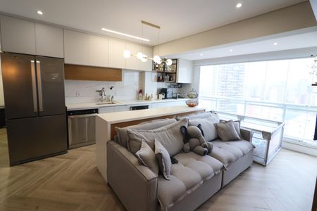 Sala/Cozinha de apartamento à venda com 3 quartos, 76m² em Vila Osasco, Osasco