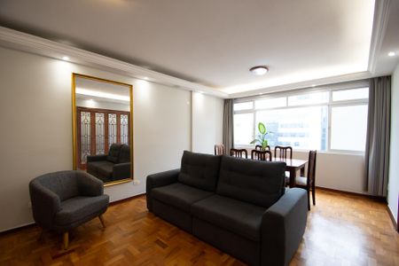Sala de apartamento para alugar com 3 quartos, 117m² em Jardim Paulista, São Paulo