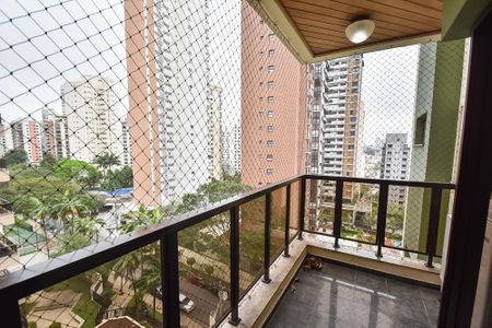 Varanda da sala de apartamento para alugar com 3 quartos, 138m² em Jardim Vila Mariana, São Paulo
