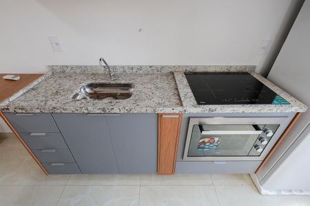 Studio para alugar com 26m², 1 quarto e sem vaga Studio para alugar com 26m², 1 quarto e sem vagaCozinha e área de serviço