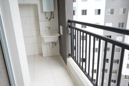 Apartamento à venda com 40m², 2 quartos e sem vagaSacada da Área de Serviço