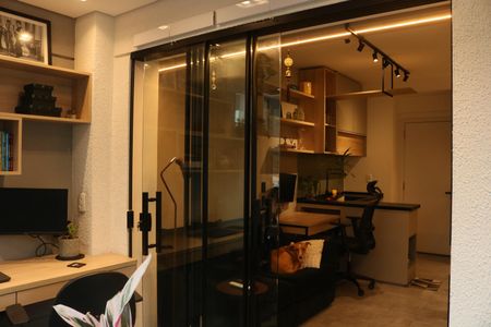 Varanda de kitnet/studio para alugar com 1 quarto, 36m² em Pompeia, São Paulo