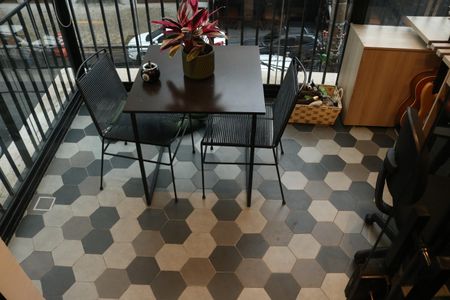 Varanda de kitnet/studio para alugar com 1 quarto, 36m² em Pompeia, São Paulo