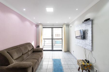 Sala de apartamento para alugar com 1 quarto, 67m² em Guilhermina, Praia Grande